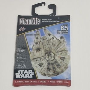 Microkite Mini Mylar Kite 6.5" Inch  STAR WARS MILLENNIUM FALCON